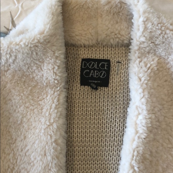 Nwot Dolce Cabo Faux Suede Shearling Jacket - Picture 5 of 5